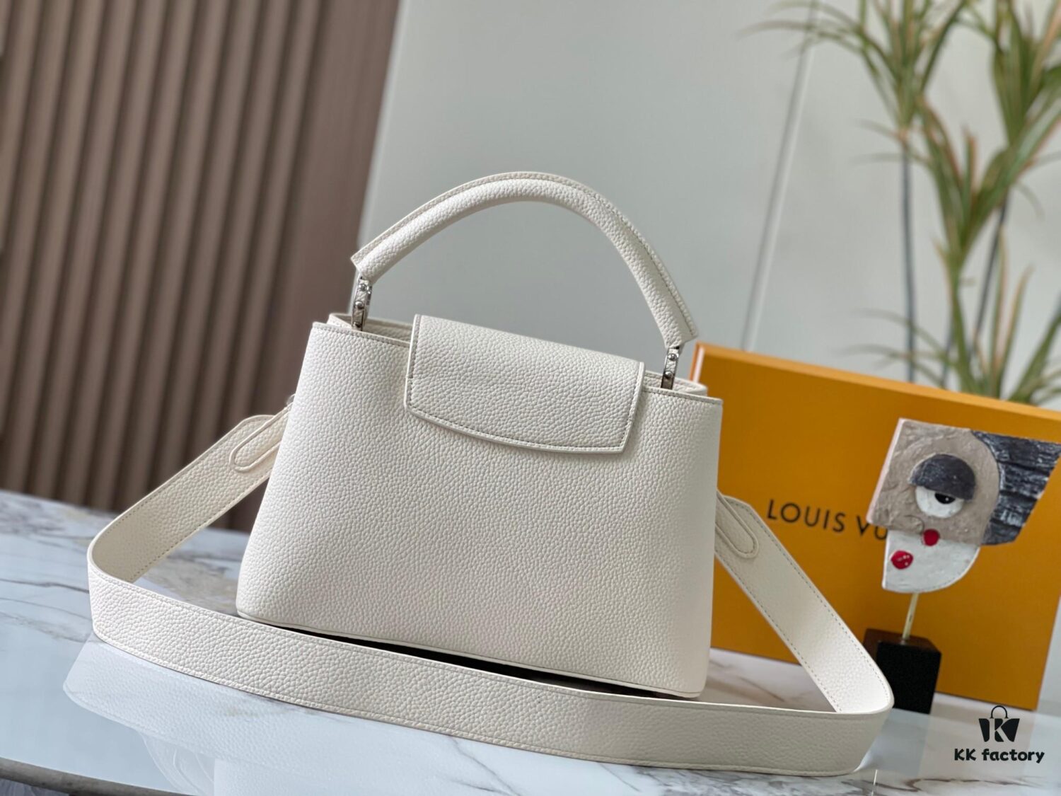 Upgraded Version M21756 LV x YK Capucines Medium Handbag