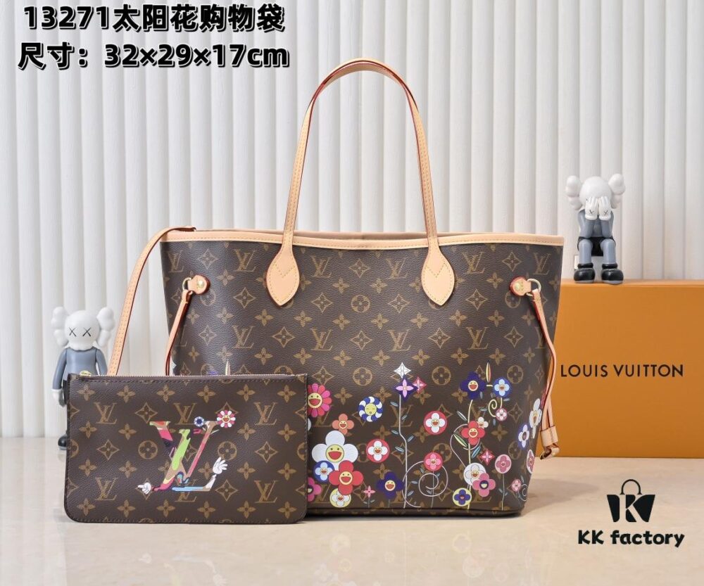 NEVERFULL MM Handbag M13271 40995 Monogram/ Sunflower (Takashi Murakami)