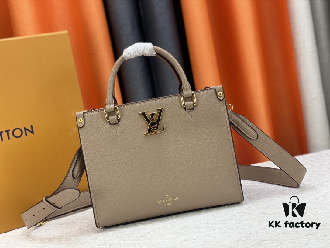 M22311 Black M23637 Beige Top-Quality Original Order This Lock & Go Handbag Expresses Contemporary Style Through Fashion-Forward Design and Refined Details