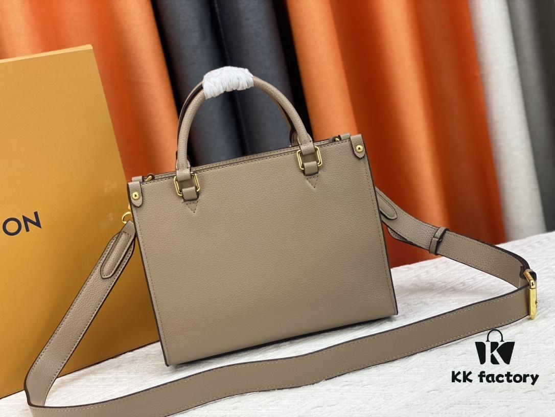 M22311 Black M23637 Beige Top-Quality Original Order This Lock & Go Handbag Expresses Contemporary Style Through Fashion-Forward Design and Refined Details