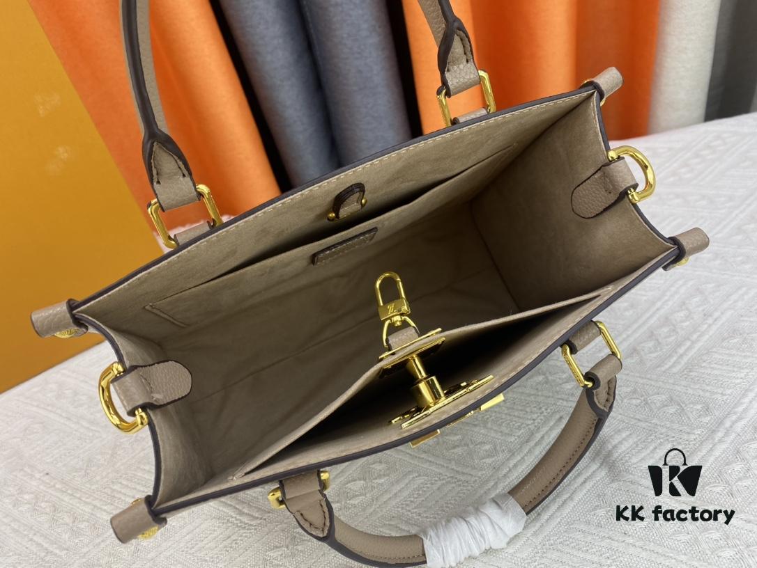 M22311 Black M23637 Beige Top-Quality Original Order This Lock & Go Handbag Expresses Contemporary Style Through Fashion-Forward Design and Refined Details