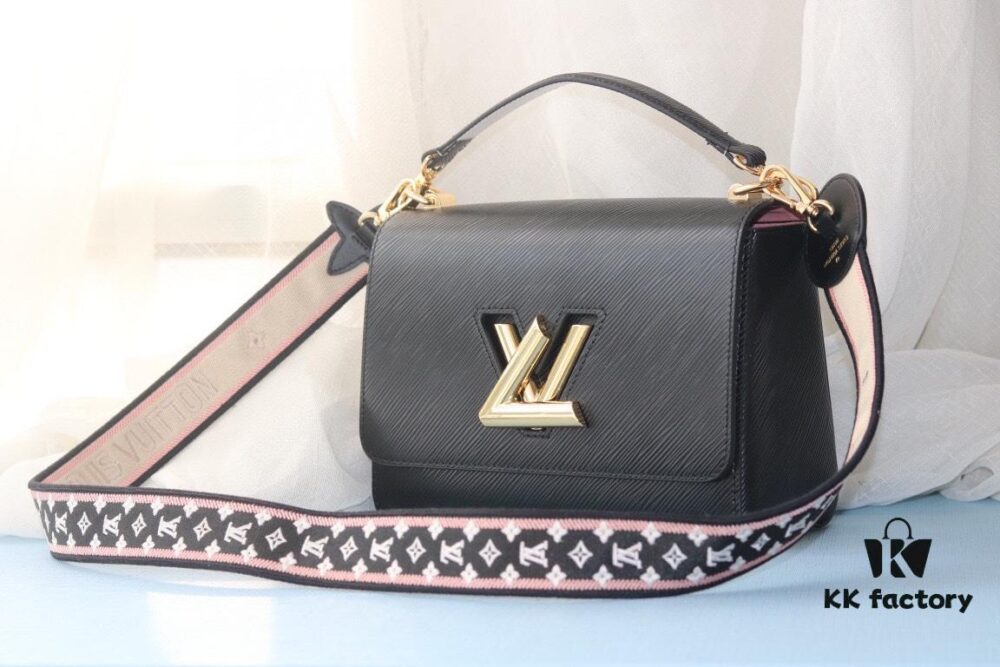 Top Quality Original Style 💪 Model No.: 50352/57049/57063/57050/50280/50282/50271 💪 Welcome to Compare with Others [Rose][Rose] Latest LV Twist Medium Handbag Crafted from Epi Leather