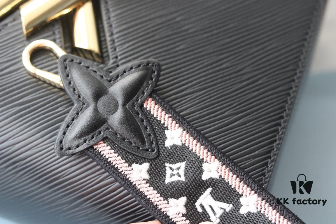 Top Quality Original Style 💪 Model No.: 50352/57049/57063/57050/50280/50282/50271 💪 Welcome to Compare with Others [Rose][Rose] Latest LV Twist Medium Handbag Crafted from Epi Leather