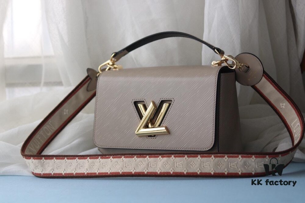 Top Quality Original Style: LV Latest Twist Medium Handbag in Epi Leather with Embroidered Strap