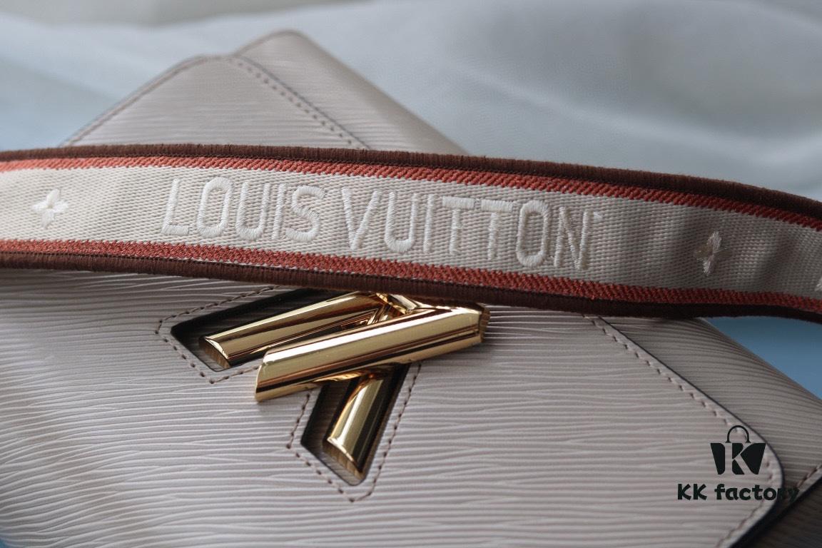 Top Quality Original Style: LV Latest Twist Medium Handbag in Epi Leather with Embroidered Strap