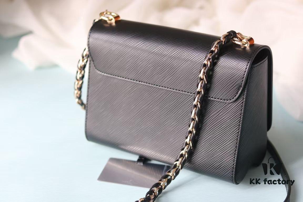 Top-Quality Original LV Twist Medium Handbag in Epi Grained Leather