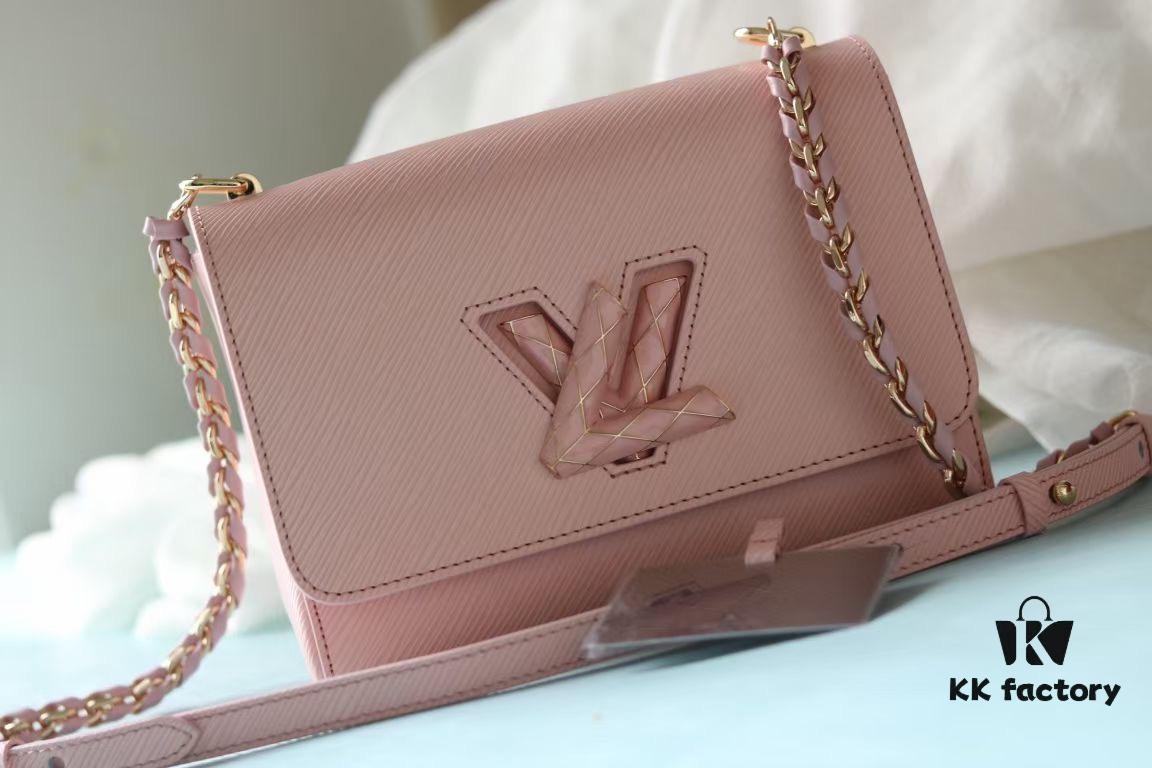 Top-Quality Original LV Twist Medium Handbag in Epi Grained Leather