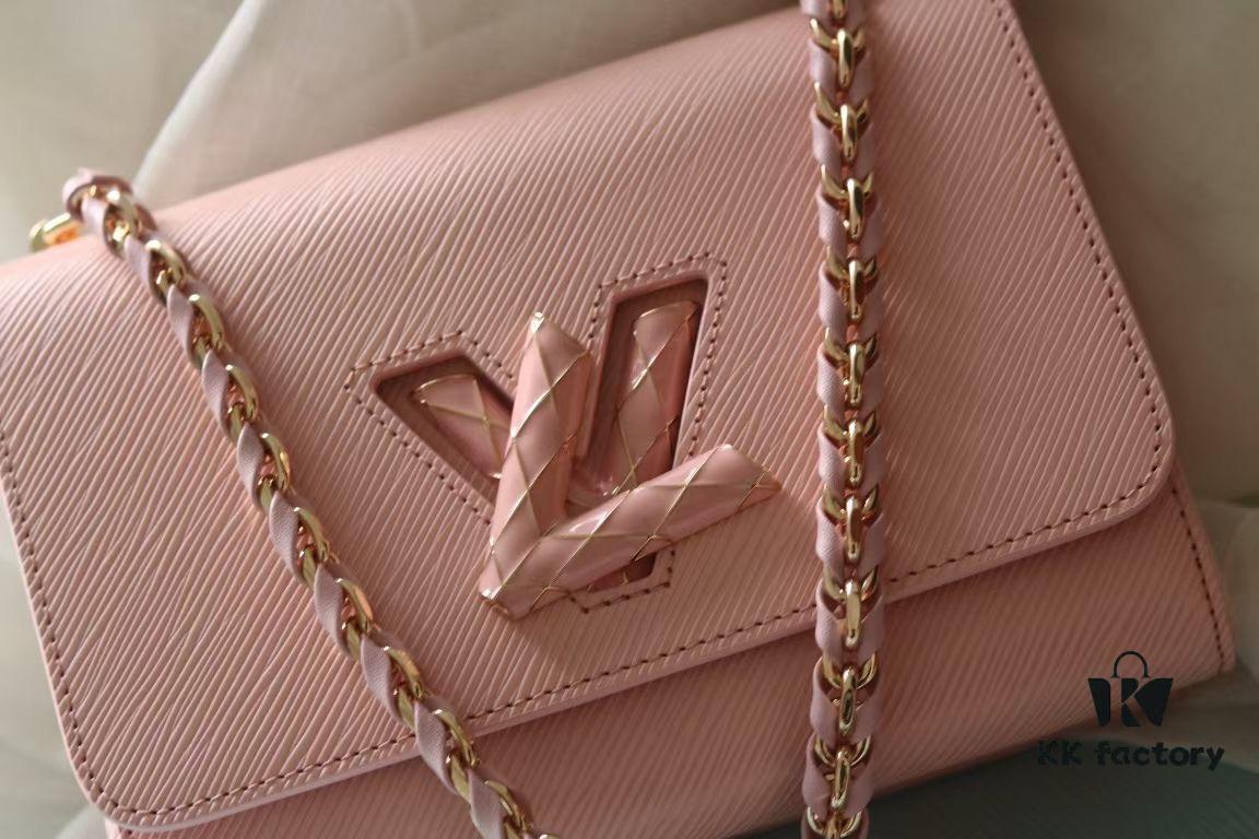 Top-Quality Original LV Twist Medium Handbag in Epi Grained Leather