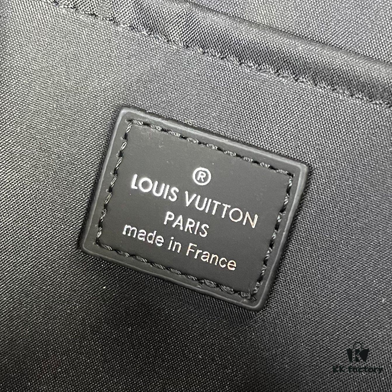 Upgraded 170 M59329 New Full Leather 2-Piece Set Messenger Voyage Bag