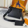 Upgraded 170 M59329 New Full Leather 2-Piece Set Messenger Voyage Bag