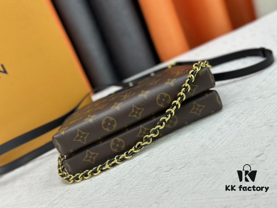 M12996 LV Half-Moon Dual-Zip Handbag