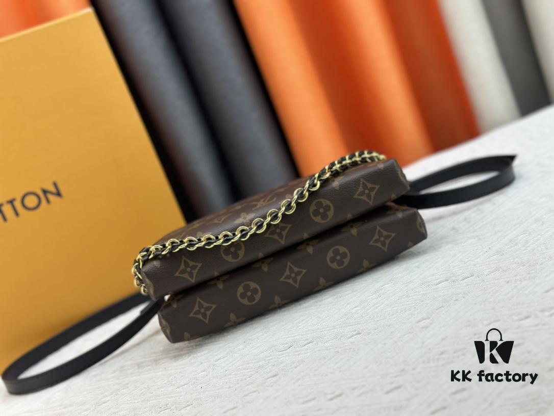 M12996 LV Crescent Double-Zip Handbag