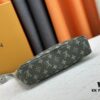 New Arrival 'Louis Vuitton' Clutch Bag M11545 Gray-Green LOUIS VUITTON Pochette Voyage Zip Closure with Letter Logo, Leather Unisex Clutch for Men and Women, Multiple Colors