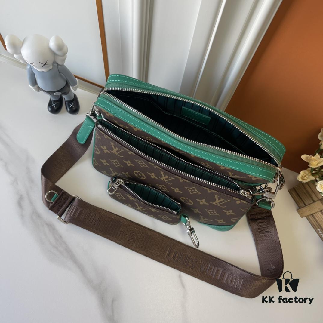 Upgraded M12766 M69443 M45320 New Men's Bag Triple Set Messenger Bag Series