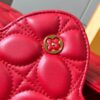 Upgraded M23999 Red Monogram Embroidered Floral Capucines BB Bag