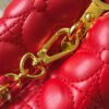 Upgraded M23998 Red Monogram Embroidered Floral Capucines Mini Bag