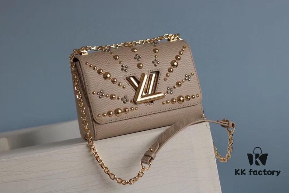 50306 Top Original Medium Twist Denim Bag [Rose] Compare and Confirm Inner Code: 0088 [Sun][Sun] LV's Latest Hottest Release 💃