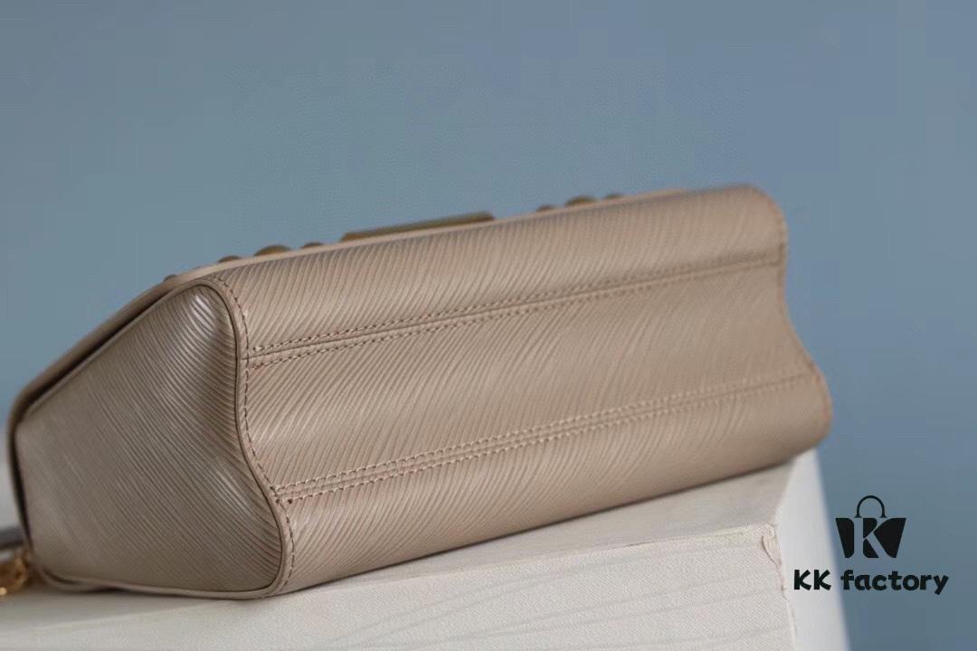 50306 Top Original Medium Twist Denim Bag [Rose] Compare and Confirm Inner Code: 0088 [Sun][Sun] LV's Latest Hottest Release 💃