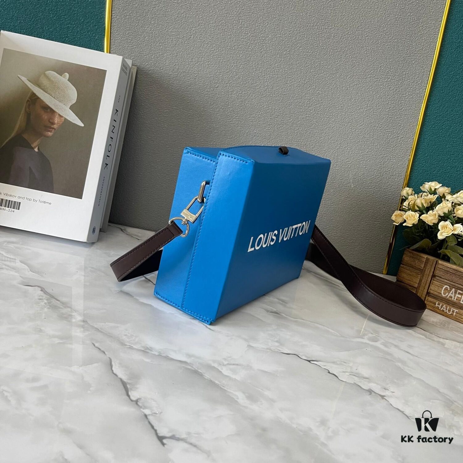 Upgraded Version Original 190 M24455 Blue Green Yellow Medium Shopper Handbag