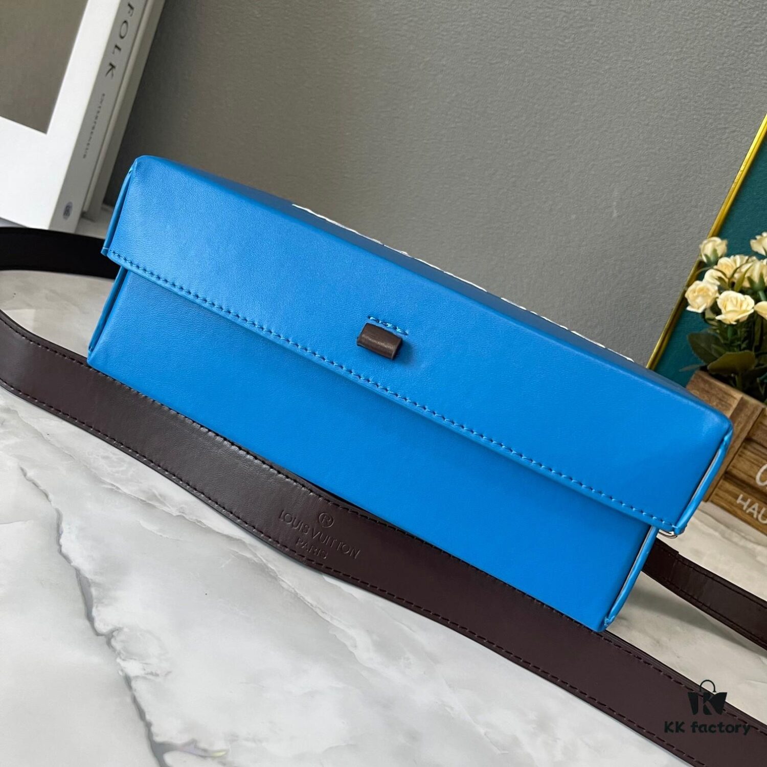 Upgraded Version Original 190 M24455 Blue Green Yellow Medium Shopper Handbag