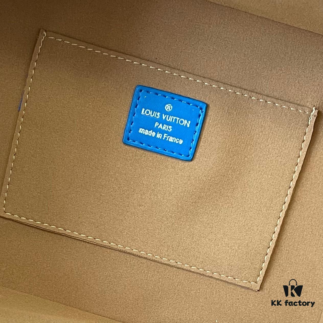 Upgraded Version Original 190 M24455 Blue Green Yellow Medium Shopper Handbag