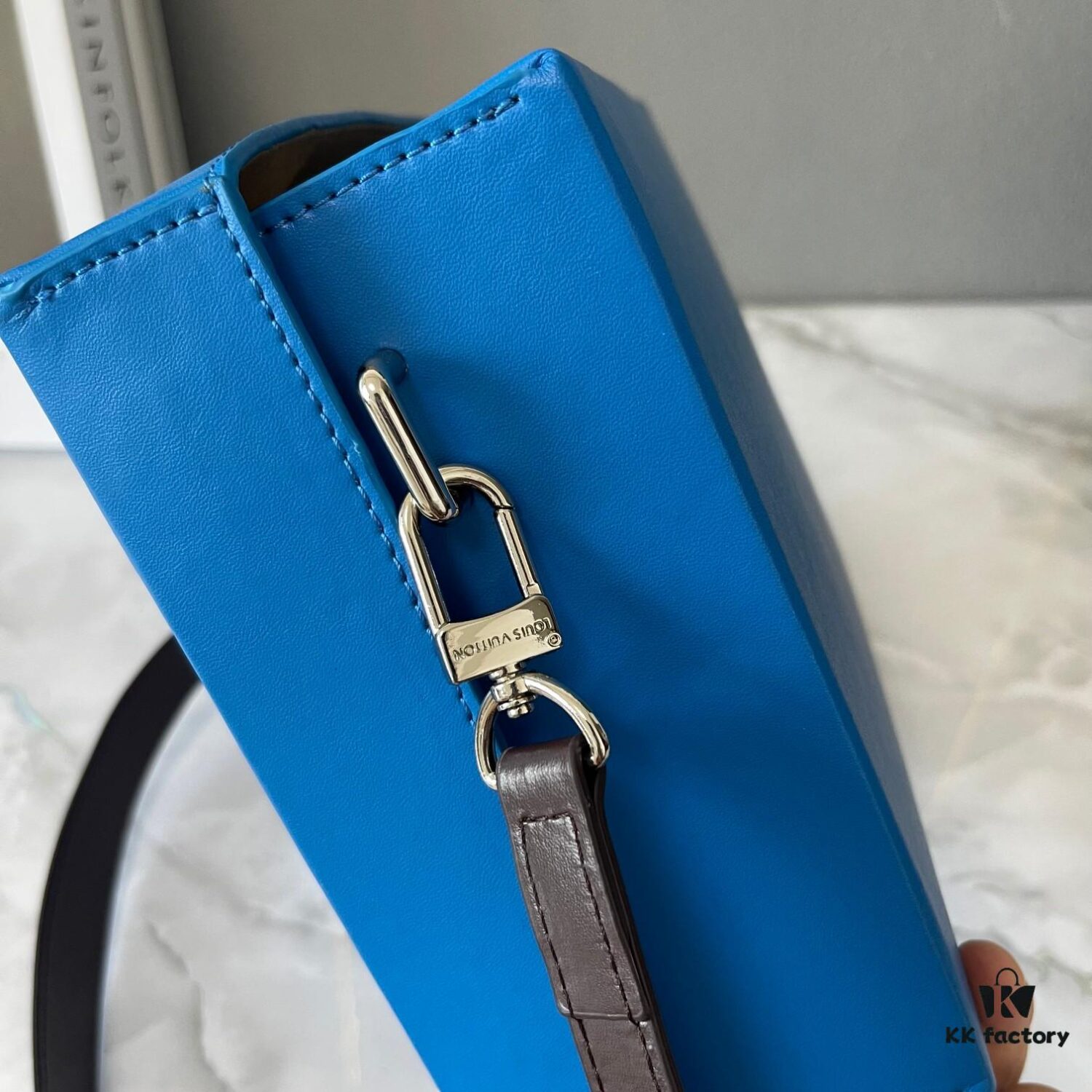 Upgraded Version Original 190 M24455 Blue Green Yellow Medium Shopper Handbag