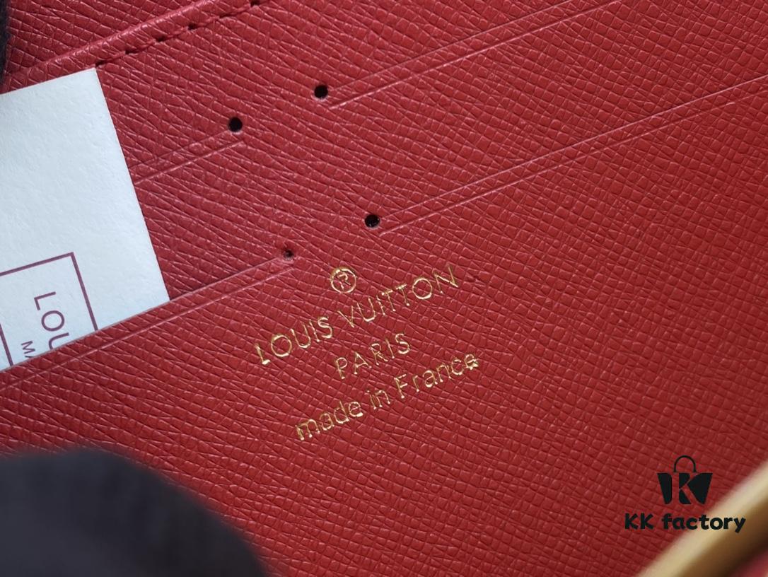 M81630. 👏👏Vivienne Holidays 2022 Collection Limited Edition Zippy Single Compartment Wallet, Showcasing Louis Vuitton's Travel Heritage