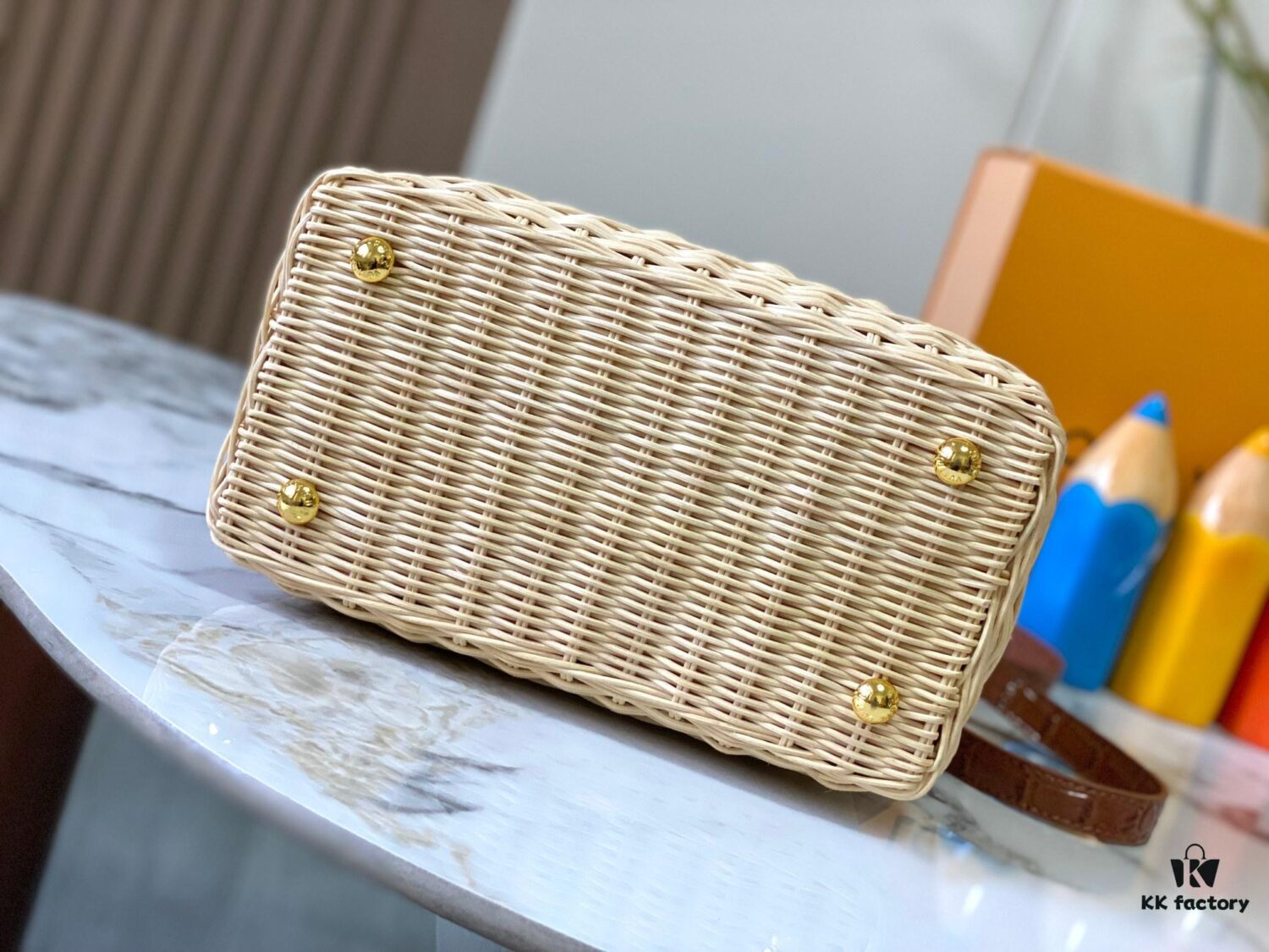 Upgraded M11619 Crocodile-Texture Capucines BB Bag