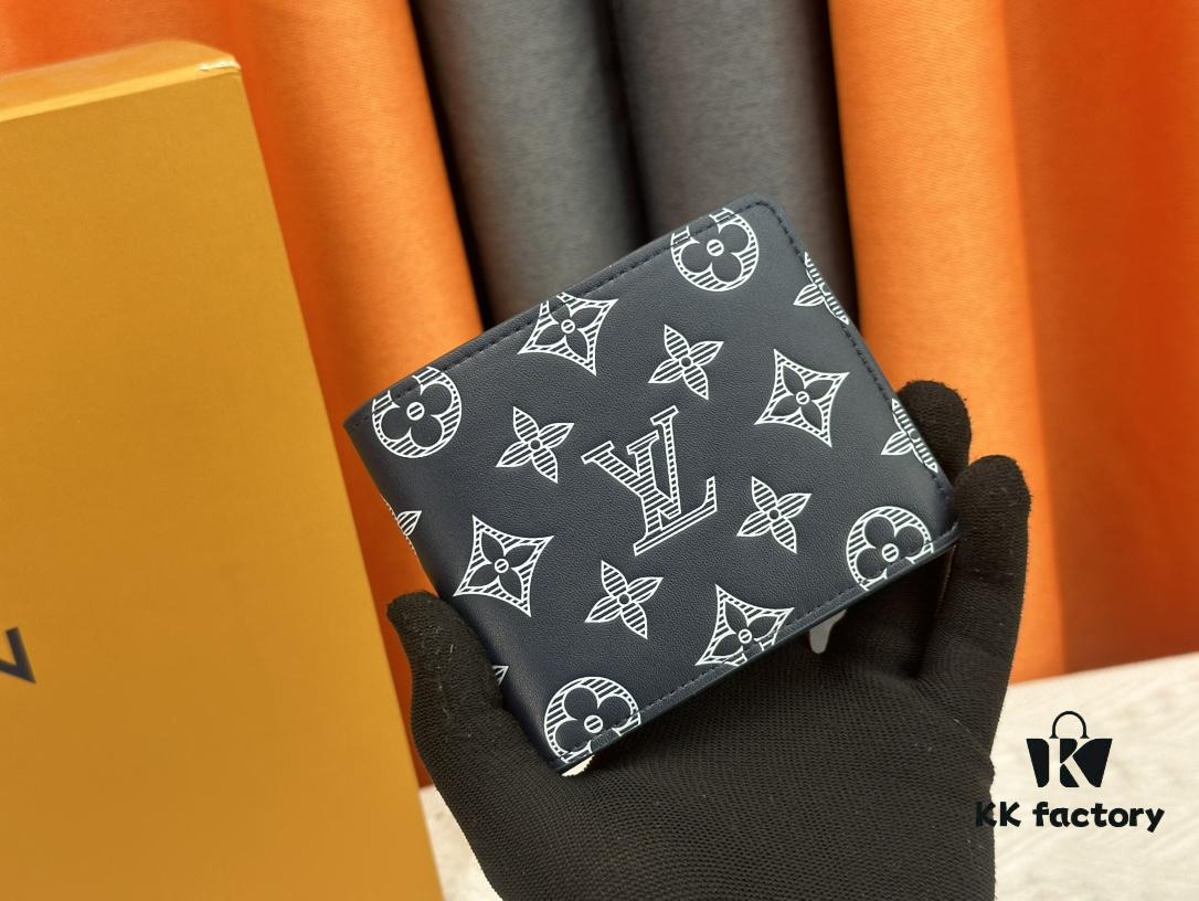 MULTIPLE Wallet M83380 Cobalt Blue Short Wallet