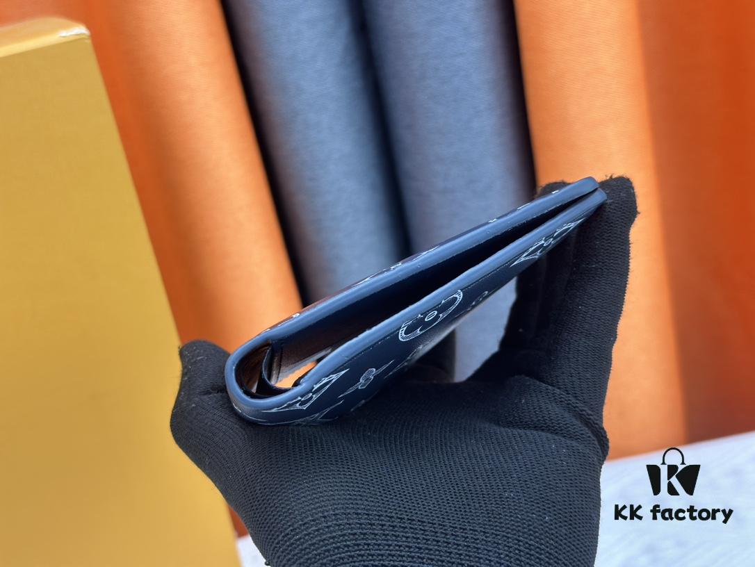 MULTIPLE Wallet M83380 Cobalt Blue Short Wallet