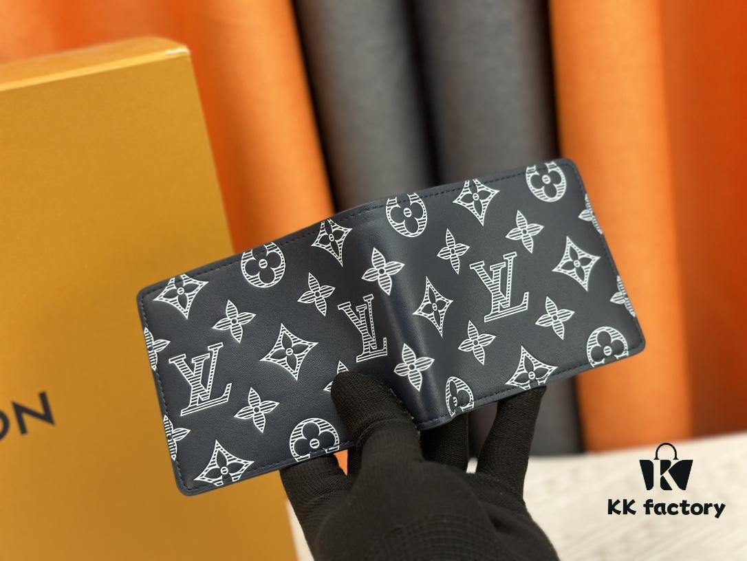 MULTIPLE Wallet M83380 Cobalt Blue Short Wallet