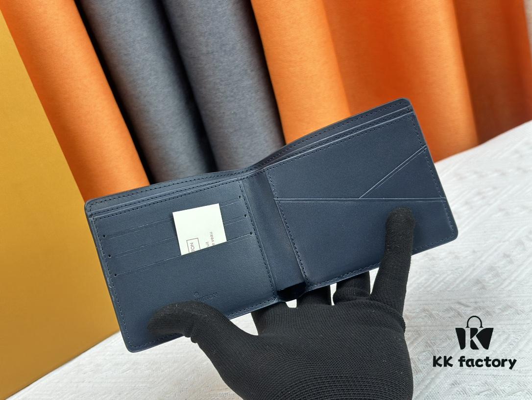 MULTIPLE Wallet M83380 Cobalt Blue Short Wallet