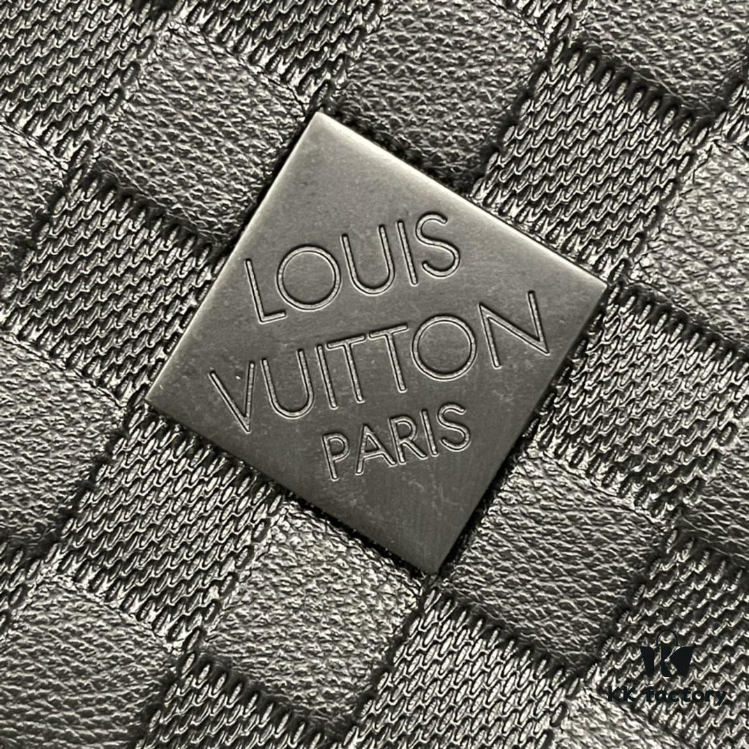 Upgraded Version 240 Latest Model M22532 M41416 M44810 Black Grid, Pressed Grid, Crosshatch Keepall Bandoulière 50 Travel Bag