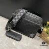 Upgraded M40438 69443 45320 2023 Latest Black and Grey Pressed Trio Mailbox Bag