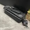 Upgraded M40438 69443 45320 2023 Latest Black and Grey Pressed Trio Mailbox Bag