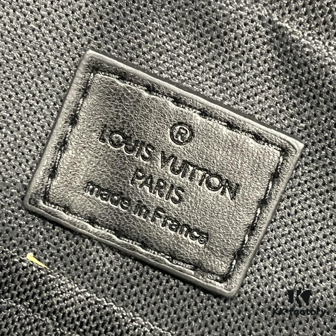 Upgraded M40438 69443 45320 2023 Latest Black and Grey Pressed Trio Mailbox Bag