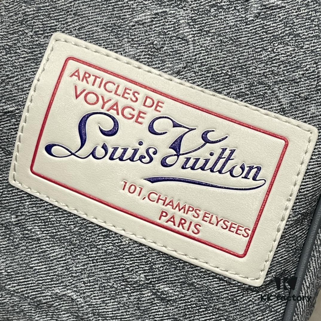 Upgraded Version 270 Latest Model M22532 Denim Keepall Bandoulière 50 Travel Bag