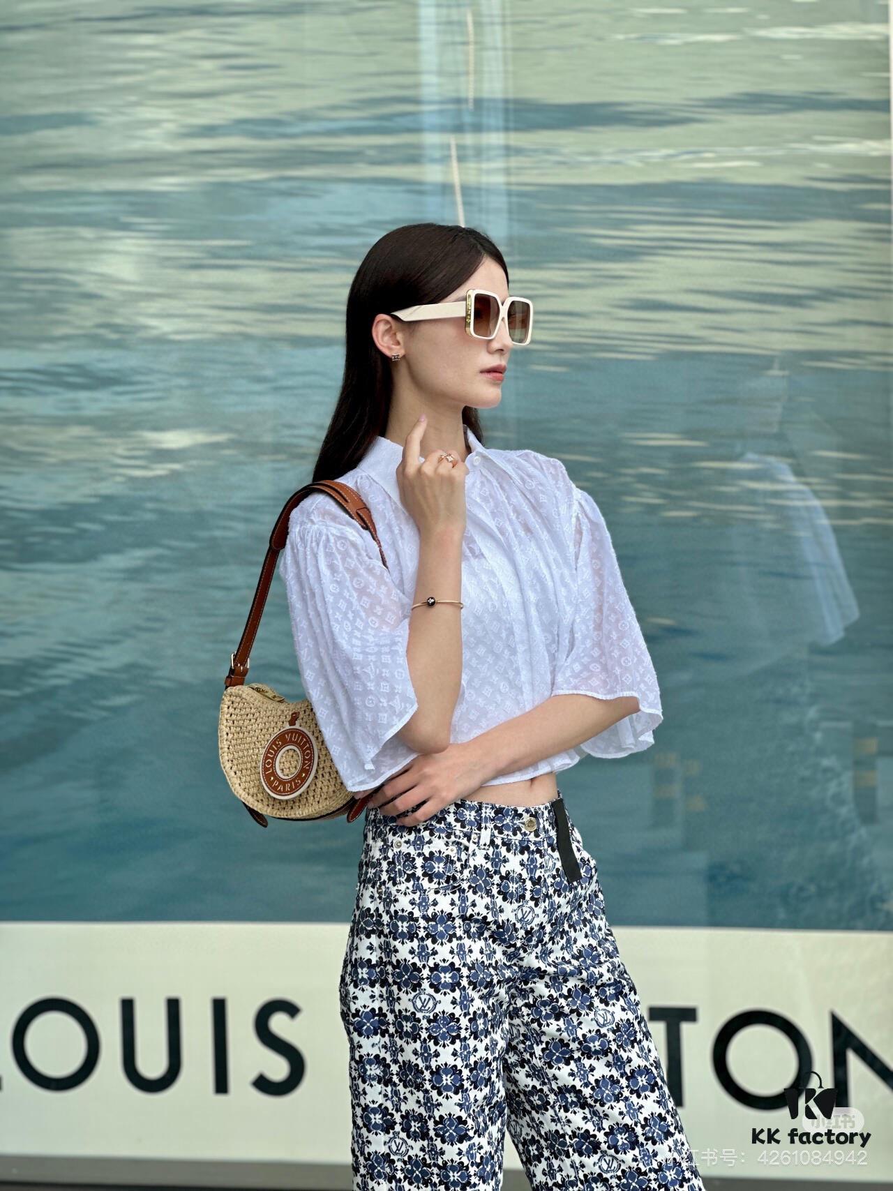 New Arrival Straw Woven Bag Croissant Handbag