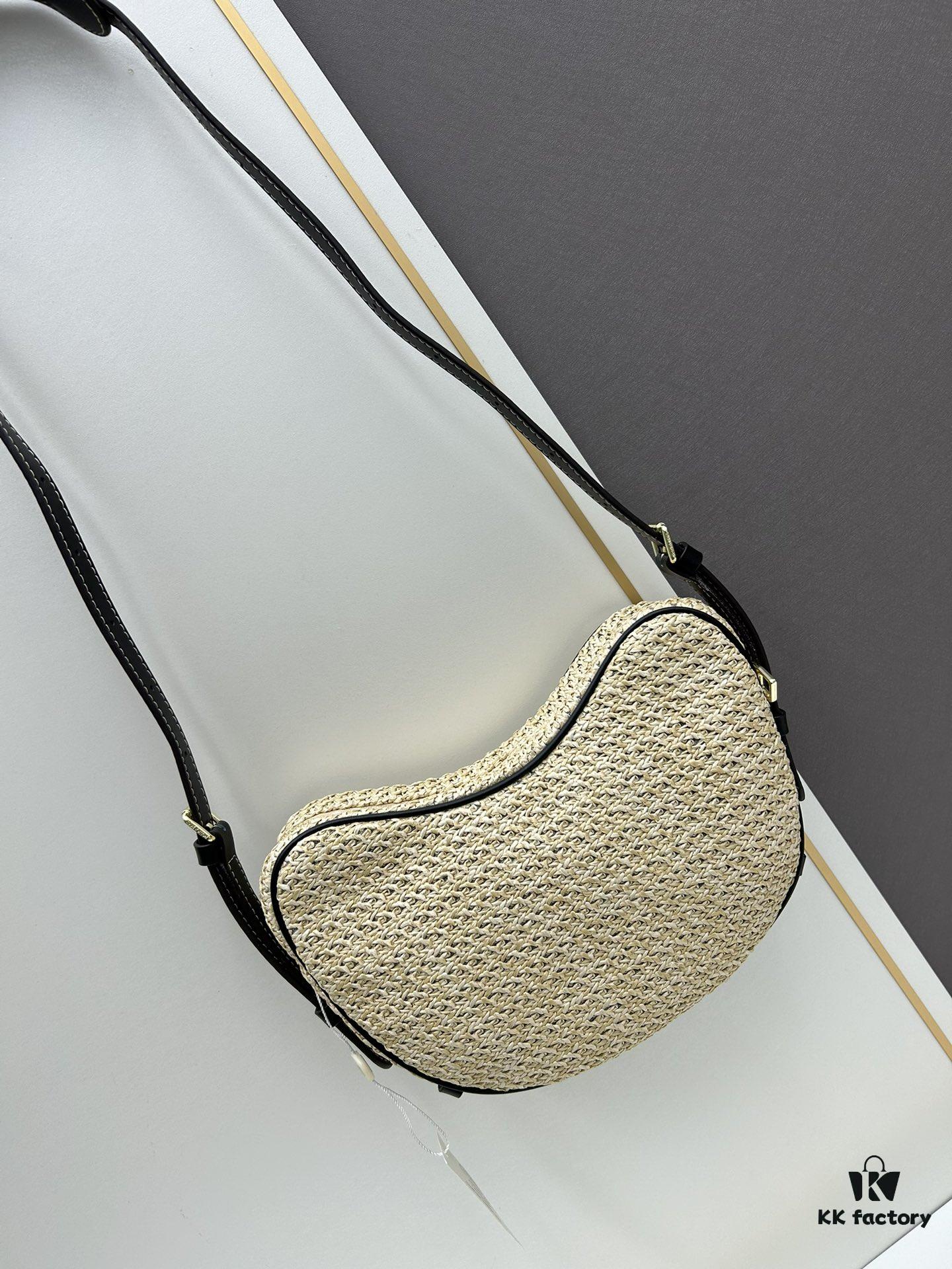 New Arrival Straw Woven Bag Croissant Handbag