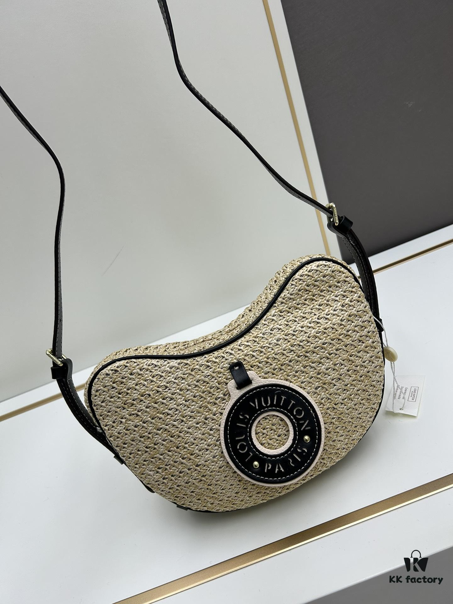 New Arrival Straw Woven Bag Croissant Handbag