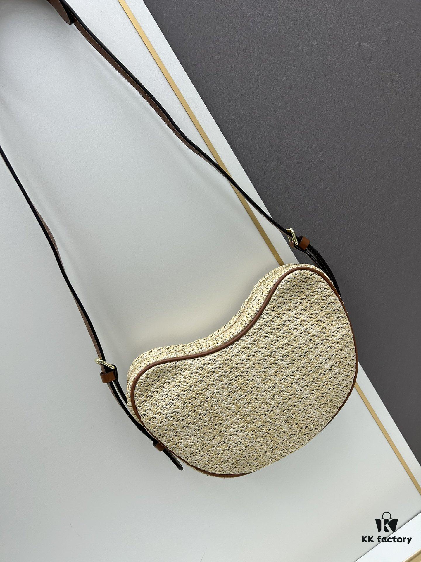 New Arrival Straw Woven Bag Croissant Handbag