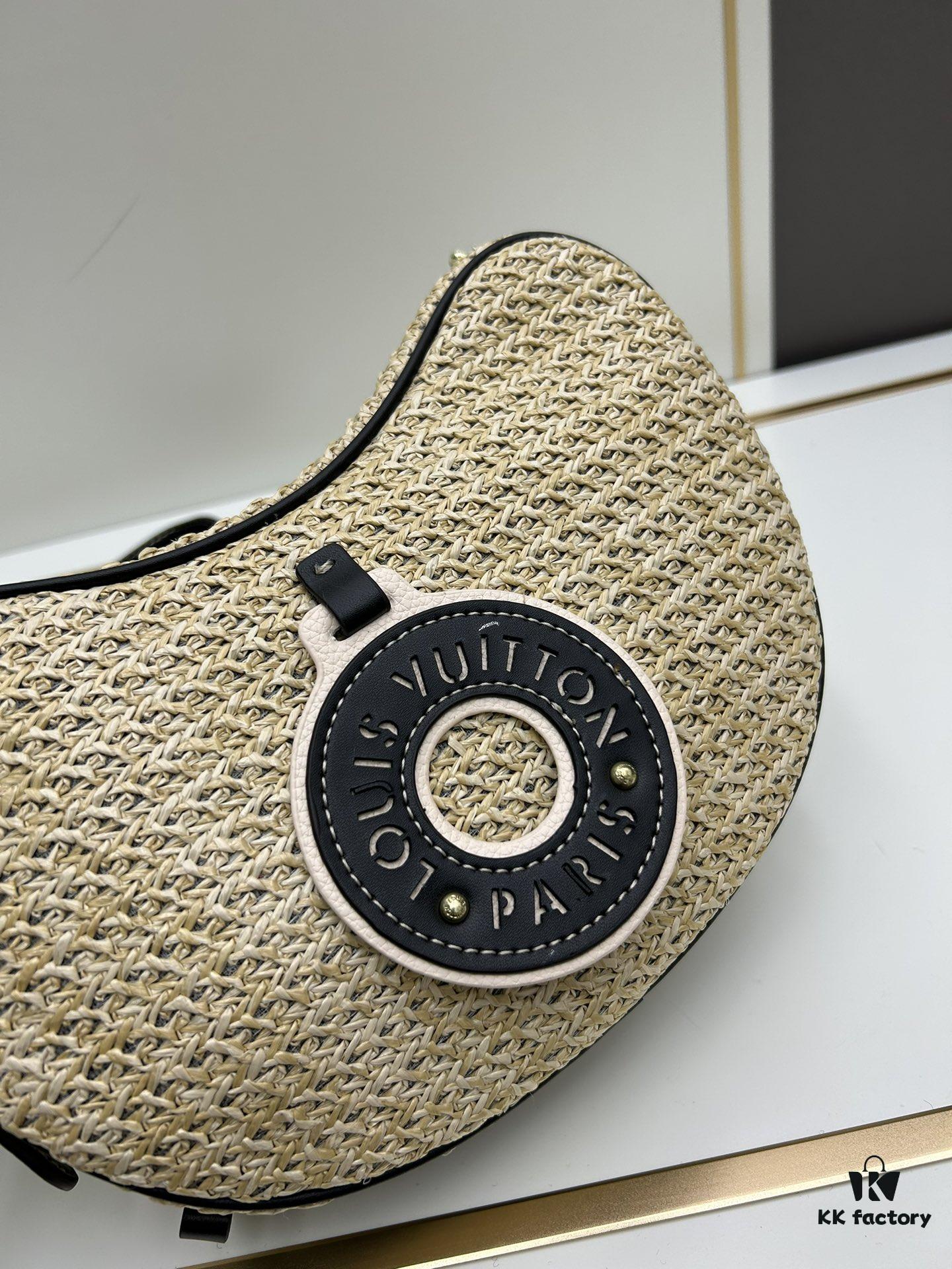 New Arrival Straw Woven Bag Croissant Handbag