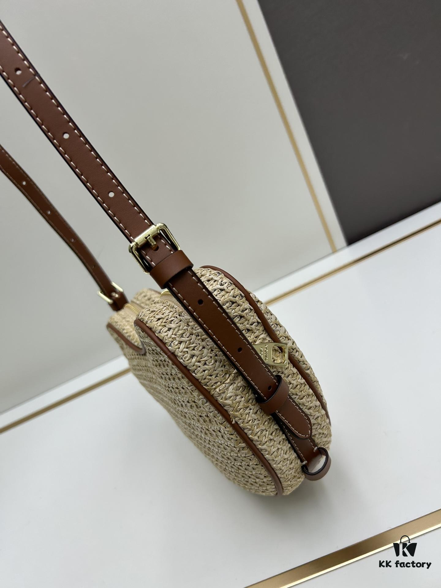 New Arrival Straw Woven Bag Croissant Handbag