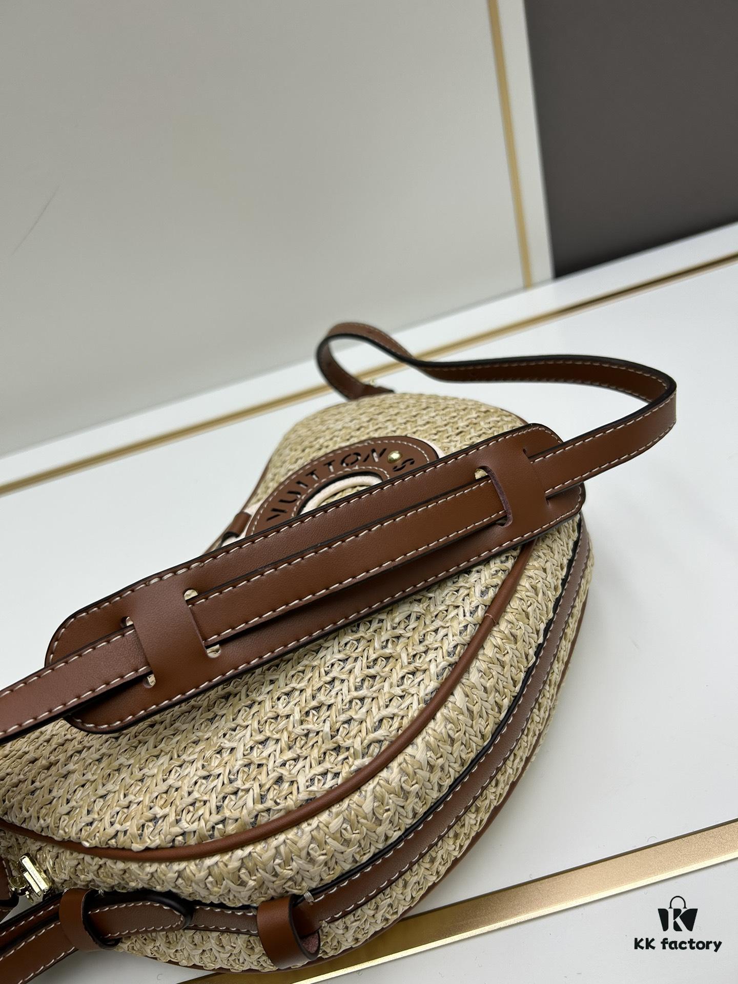 New Arrival Straw Woven Bag Croissant Handbag