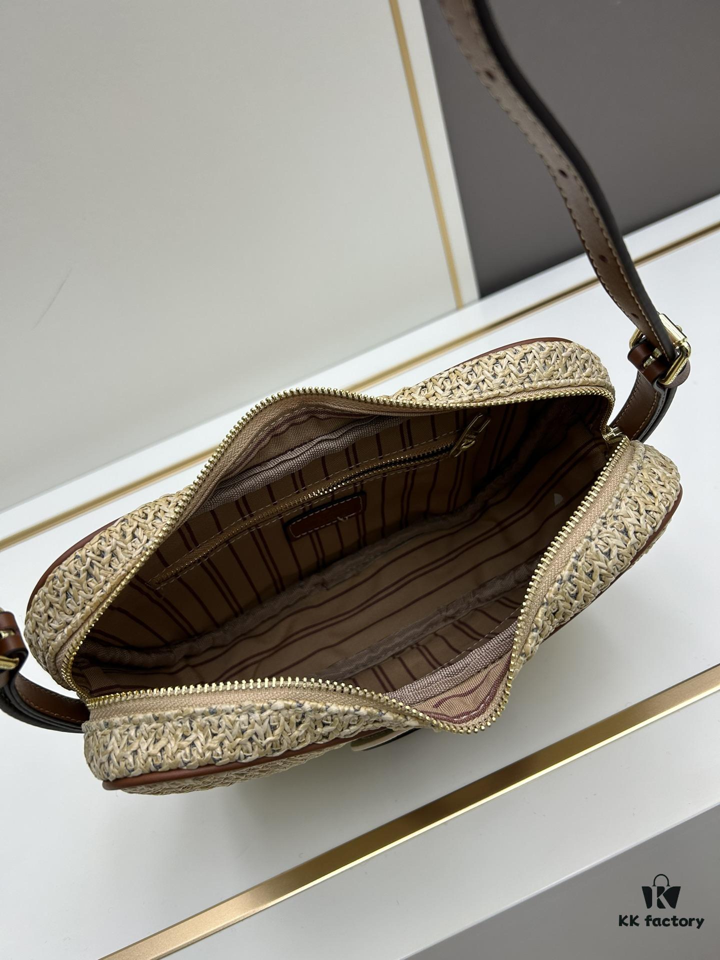 New Arrival Straw Woven Bag Croissant Handbag