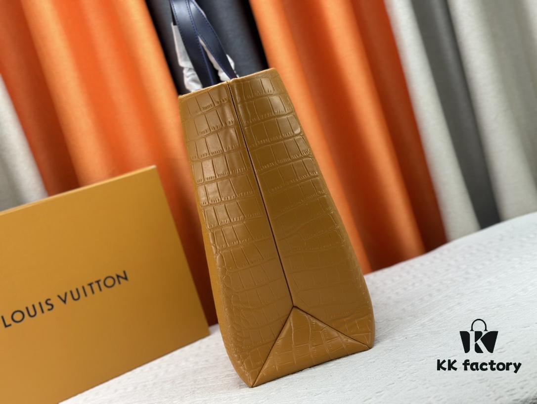 M24457 This Shopper Medium Bag Draws Inspiration from Louis Vuitton's Shopping Tote