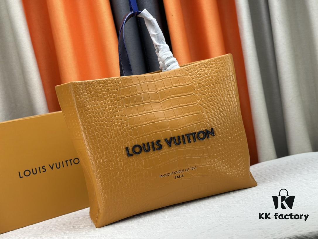 M24457 This Shopper Medium Bag Draws Inspiration from Louis Vuitton's Shopping Tote