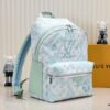 Upgraded Version DU SHI JIA PAI M22519 Green Louis Vuitton 2023 New Men's DISCOVERY Monogram Water Drop Small Backpack LV Graffiti Backpack, Versatile Styling, High-Capacity Daily Travel Essential