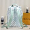 Upgraded Version DU SHI JIA PAI M22519 Green Louis Vuitton 2023 New Men's DISCOVERY Monogram Water Drop Small Backpack LV Graffiti Backpack, Versatile Styling, High-Capacity Daily Travel Essential