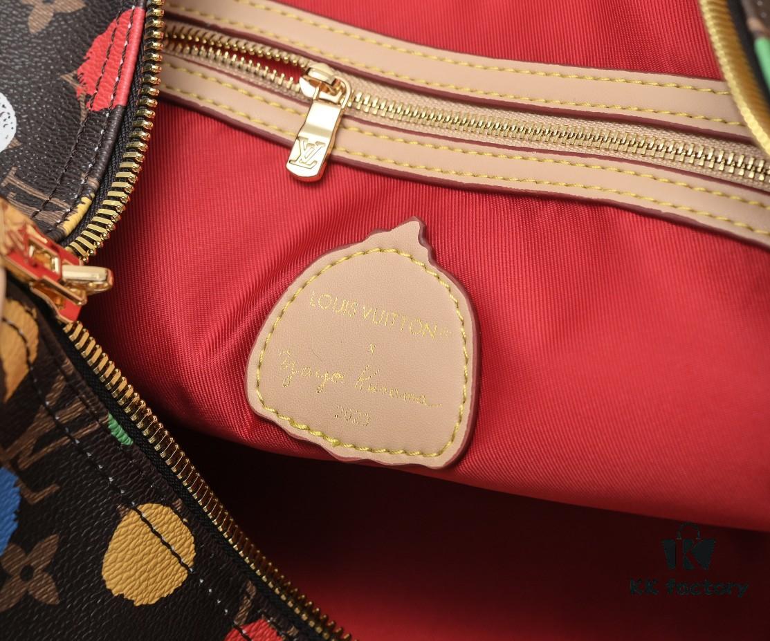 LV x YK Keepall 45 Travel Bag from Louis Vuitton x Yayoi Kusama Collection